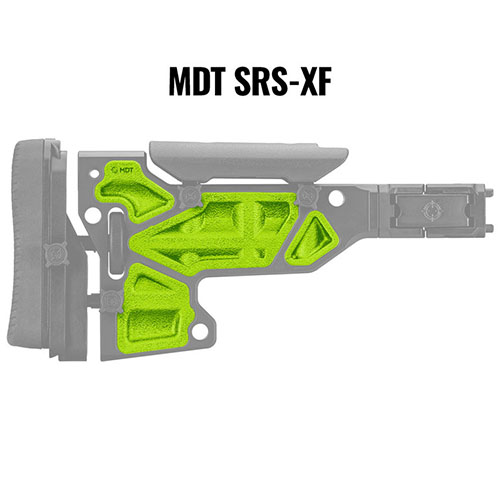 Enhance your shooting with MDT Rubber Dampeners, reducing vibrations for improved accuracy and smoother performance. Easy installation, no tools required!